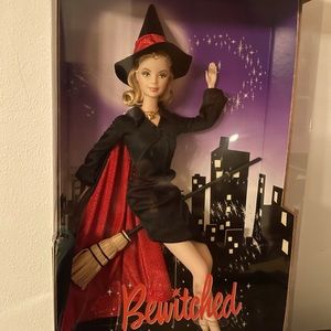 Authentic collectible “Bewitched” Barbie doll.